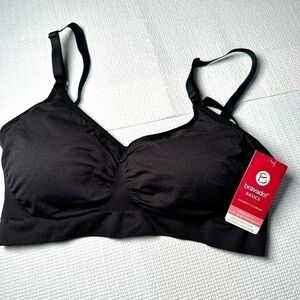 Bravado Basics Bra Plus Size S/P Black Nursing Maternity Wireless Double Layer
